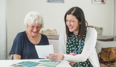 Resident And Staff Smiling (May 2023)