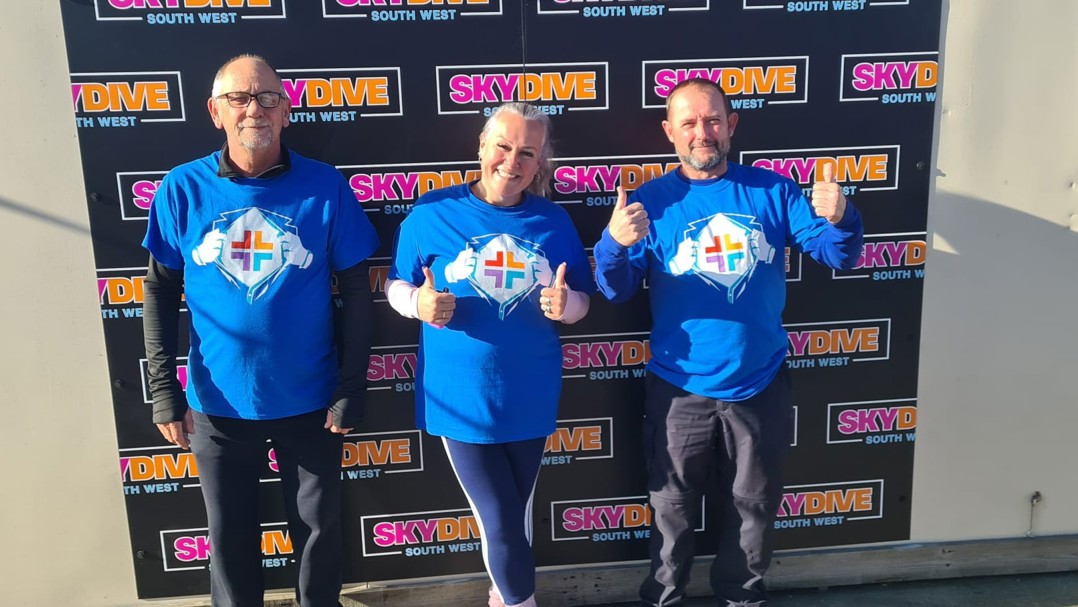 Heather, Barry And Ray Skydive