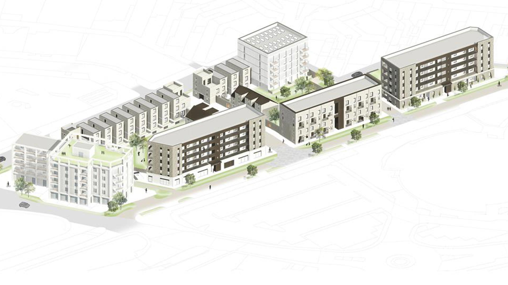 Bath Street West Updated Aerial