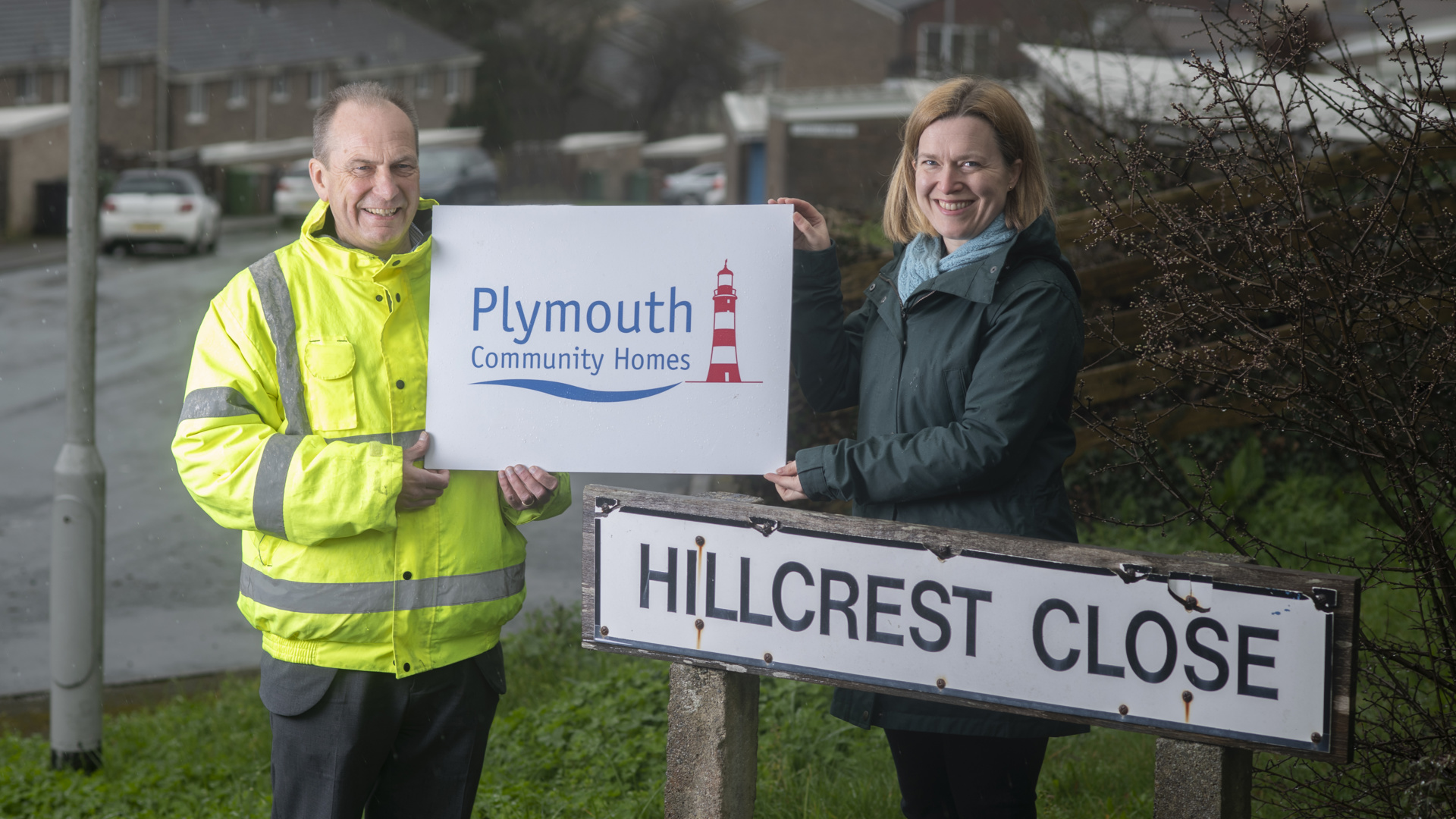 Nick Jackson And Rebecca Smith At Hillcrest Close