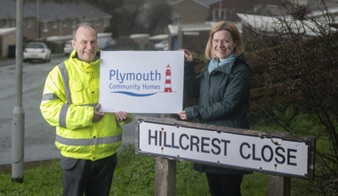 Nick Jackson And Rebecca Smith At Hillcrest Close