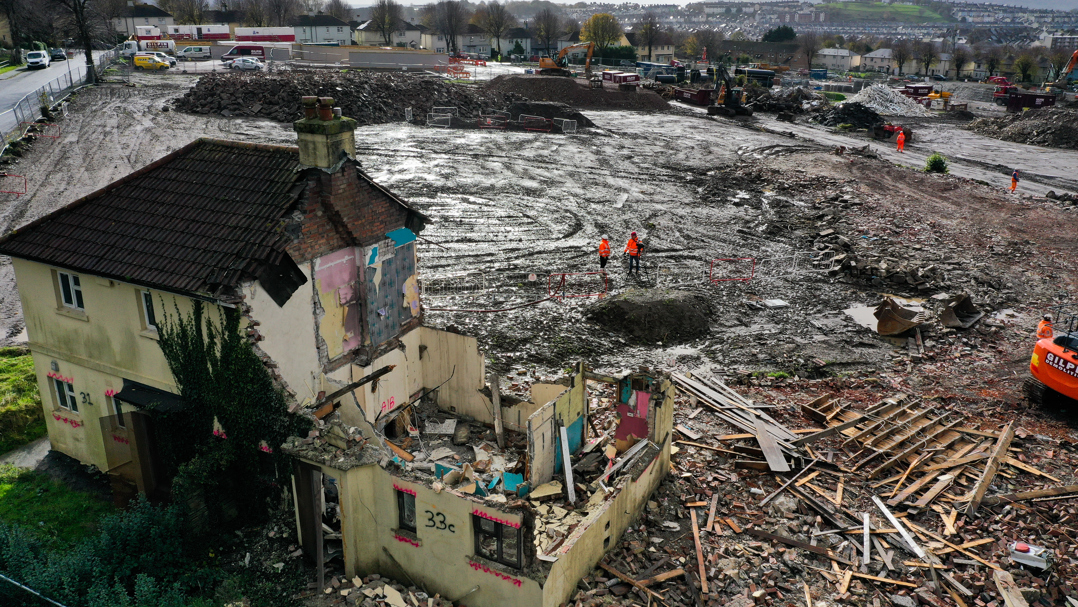 Mayflower Leat demolition